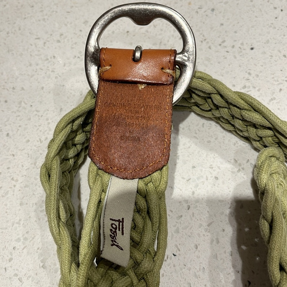 FOSSIL light green belt - Picture 3 of 3